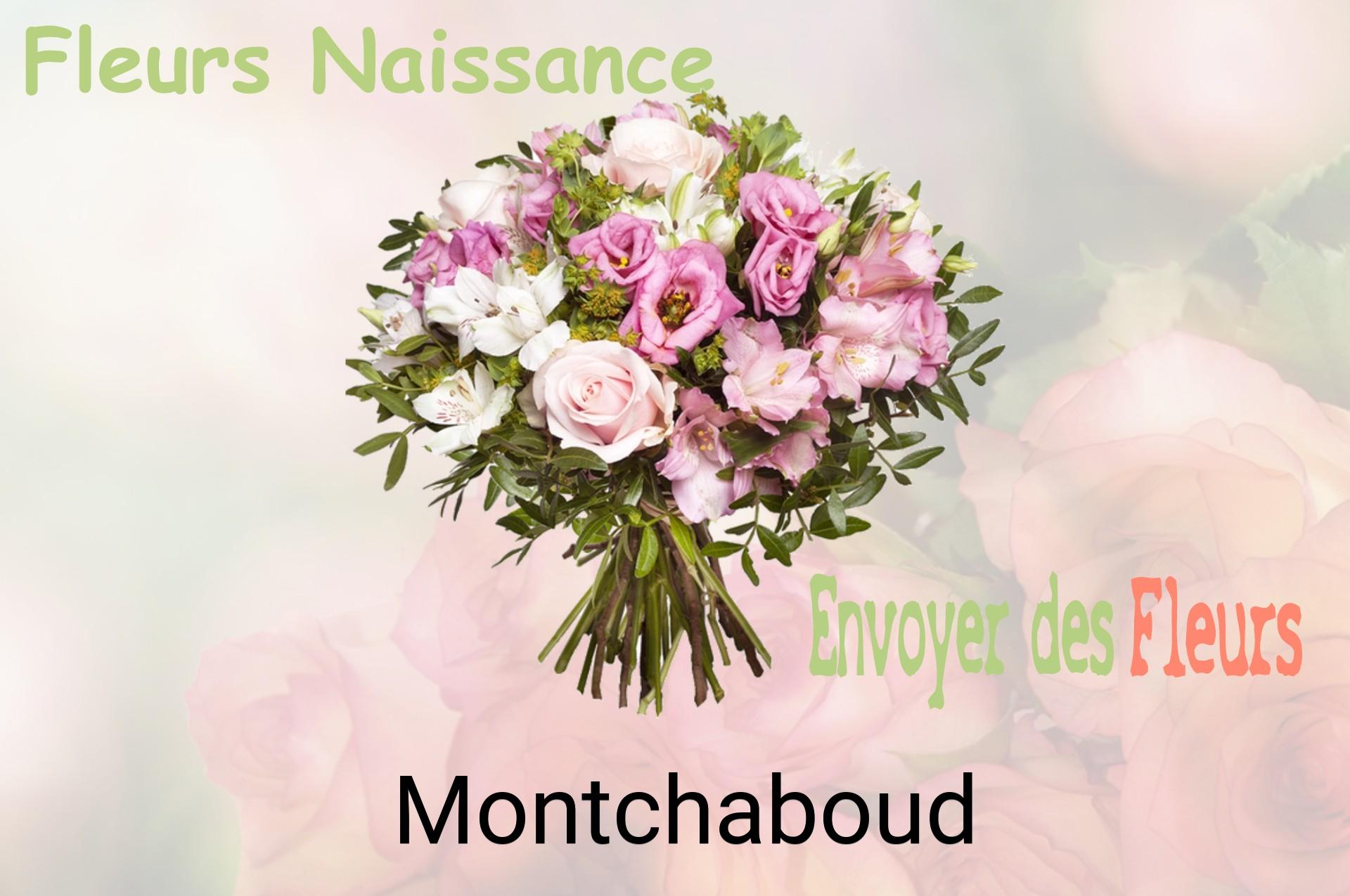Bouquet de fleurs de naissance livré à Montchaboud